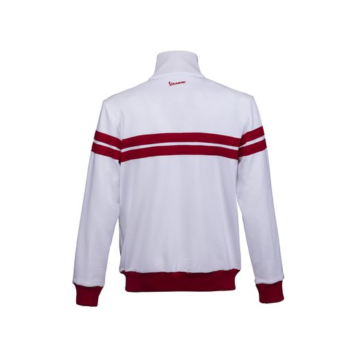 PÁNSKÁ MIKINA VESPA RACING SIXTIES - BÍLÁ - MIKINY - NA MOTORKÁŘE