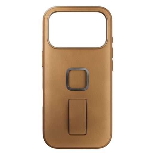 POUZDRO S POUTKEM PRO IPHONE - SVĚTLE HNĚDÁ (TAN) - KRYTY NA TELEFON - NA MOTORKU