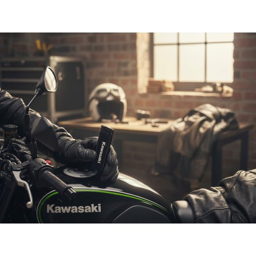 ZAPALOVAČ KAWASAKI - ČERNÝ - NA MOTORKÁŘE