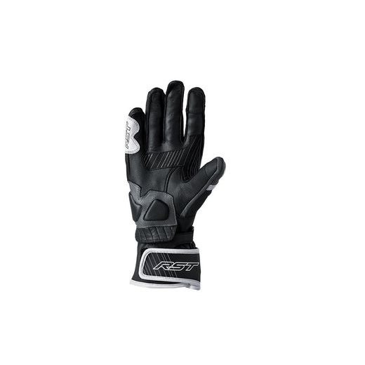 RUKAVICE RST FULCRUM CE / 3179 - ČERNÁ, BÍLÁ - KOŽENÉ RUKAVICE - NA MOTORKÁŘE
