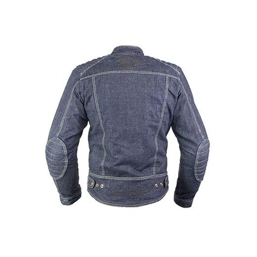 STYLOVÁ DŽÍNOVÁ MOTO BUNDA MBW JAMES DENIM JACKET - MODRÁ - DŽÍNOVÉ BUNDY - NA MOTORKÁŘE