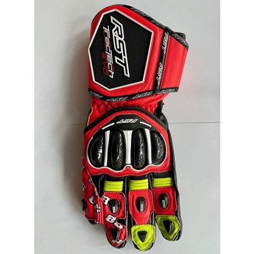 TRACTECH EVO 4 RACEDEPT M2MCE GLOVE - ZAKÁZKOVÉ RUKAVICE - KOŽENÉ RUKAVICE - NA MOTORKÁŘE