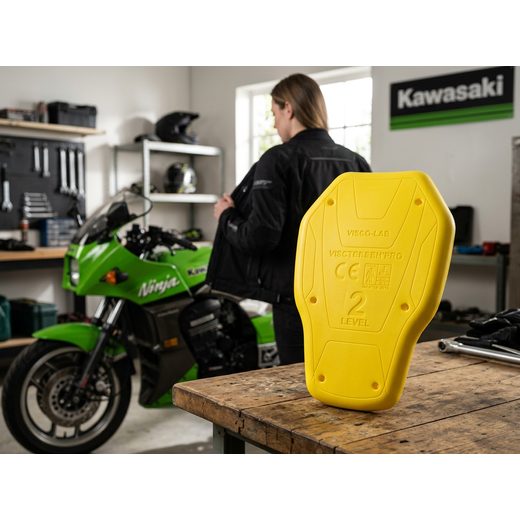 DÁMSKÝ PÁTEŘOVÝ CHRÁNIČ KAWASAKI RST - ŽLUTÁ - CHRÁNIČE PÁTEŘE - NA MOTORKÁŘE