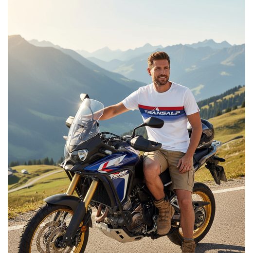 HONDA TRIČKO "TRANSALP" CASUAL - DÁRKY PRO FANOUŠKY HONDA - NA MOTORKÁŘE