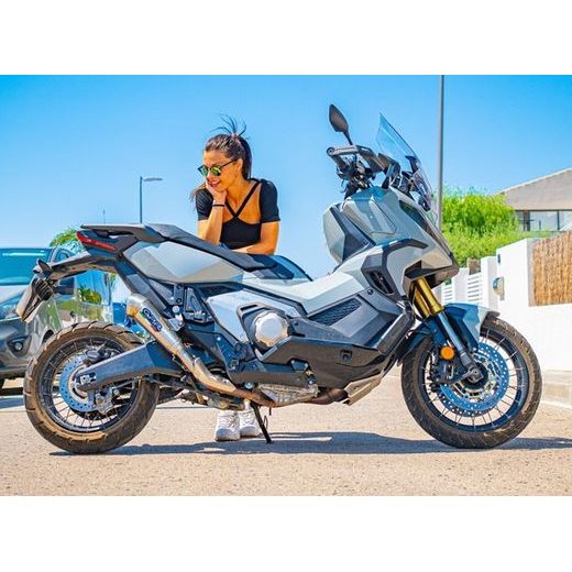 KONCOVKA VÝFUKU SLIP-ON GPR POWERCONE EVO HON.262.1.PCEV BROUŠENÁ NEREZOVÁ OCEL ZAHRNUJE SPOJOVACÍ SVOD A ODNÍMATELNÝ DB KILLER - KONCOVKY VÝFUKU - NA MOTORKU