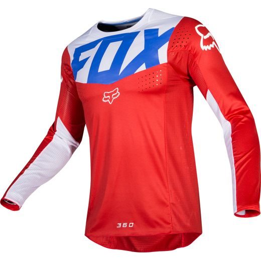 MOTOKROSOVÝ DRES FOX 360 KILA JERSEY MX19 - ČERVENÁ