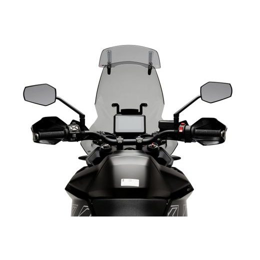 PLEXI ŠTÍT PUIG TOURING WITH VISOR 21992H KOUŘOVÁ - PLEXI ŠTÍTY - NA MOTORKU