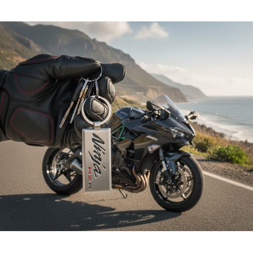 PŘÍVĚSEK NA KLÍČE - NINJA H2R - DÁRKY PRO FANOUŠKY KAWASAKI - NA MOTORKÁŘE
