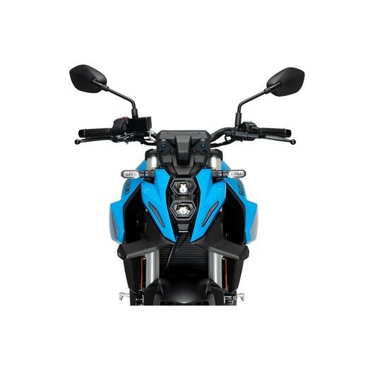 PŘEDNÍ SPOILERY PUIG NAKED 21704N ČERNÝ - PLEXI ŠTÍTY - NA MOTORKU