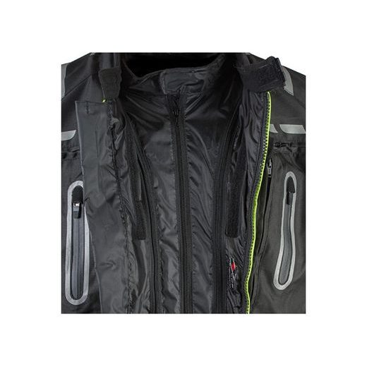 BUNDA NA MOTOCYKL MBW NEAT ČERNO-ŽLUTÁ PÁNSKÁ - TEXTILNÍ KALHOTY - NA MOTORKÁŘE