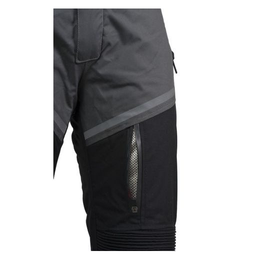 PÁNSKÉ CESTOVNÍ TEXTILNÍ KALHOTY ADVENTURE PRO PANT - ŠEDÉ - TEXTILNÍ KALHOTY - NA MOTORKÁŘE