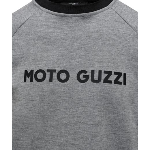 MG ESSENTIAL SWEATSHIRT MAN - ŠEDÁ - DÁRKY PRO FANOUŠKY MOTO GUZZI - NA MOTORKÁŘE