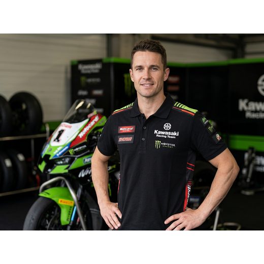 PÁNSKÉ POLO TRIČKO KAWASAKI RACING TEAM WSBK 2022 - ČERNÁ - TRIČKA - NA MOTORKÁŘE