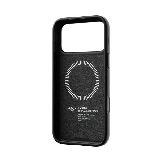 PEAK DESIGN SLIMLINK CASE S POUTKEM - IPHONE 18 - TMAVĚ ŠEDÁ - KRYTY NA TELEFON - NA MOTORKU