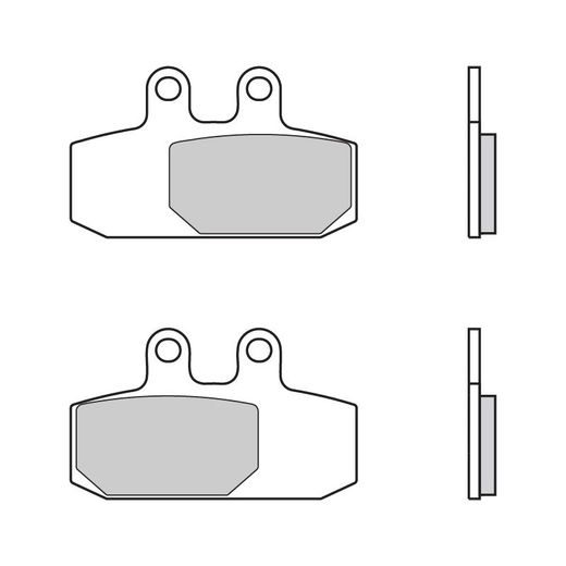 BRZDOVÉ DESTIČKY BREMBO 07057 BRZDOVÉ DESTIČKY PRO SKÚTRY CC