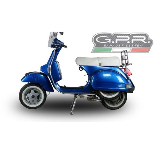 VÝFUK KOMPLETNÍ GPR ALLUMINIO LML.3.AO STŘÍBRNÝ ELOX - VÝFUKY - NA MOTORKU