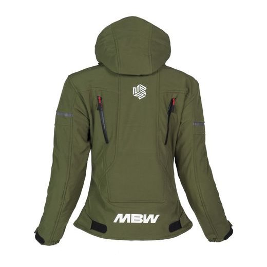 MBW HANA SOFTSHELL LADY JACKET OLIVE GREEN - TEXTILNÍ BUNDY - NA MOTORKÁŘE