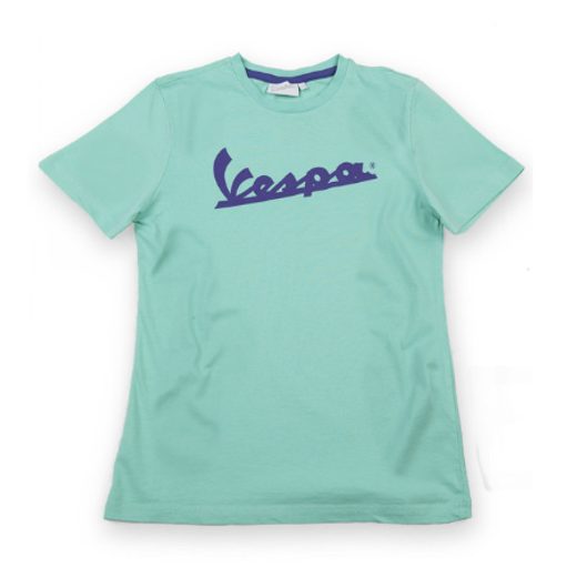 DĚTSKÉ TRIČKO VESPA "LOGO" -ZELENÁ - NA MOTORKÁŘE