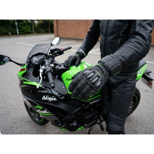 PÁNSKÉ SPORTOVNÍ KOŽENÉ RUKAVICE MILAN II - KOŽENÉ RUKAVICE - NA MOTORKÁŘE