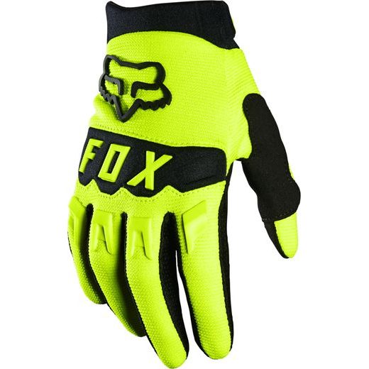 DĚTSKÉ MX RUKAVICE FOX DIRTPAW MX22 - FLUO ŽLUTÁ