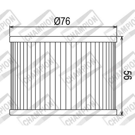 OLEJOVÝ FILTR CHAMPION COF301 100609535