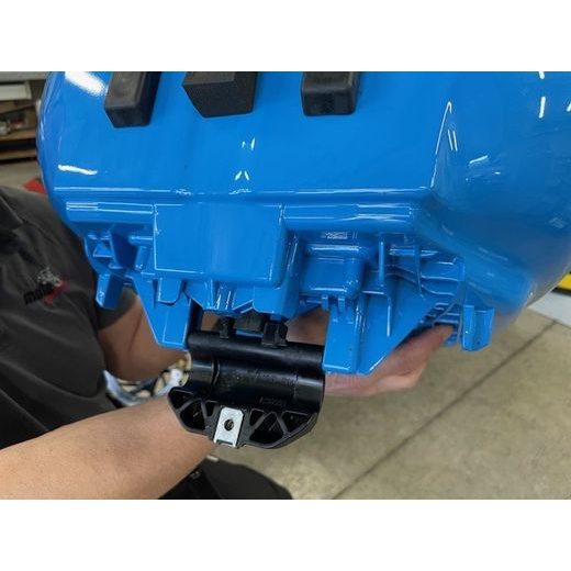 VRCHNÍ KUFR PRO VESPA GTS SUPER SPORT E5+ - MODRÁ - HORNÍ KUFRY - NA MOTORKU