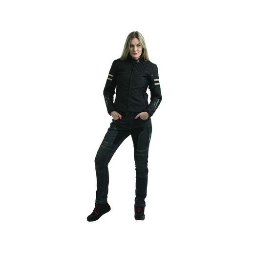 DÁMSKÁ TEXTILNÍ BUNDA MBW SOPHIA - ČERNÁ - TEXTILNÍ BUNDY - NA MOTORKÁŘE