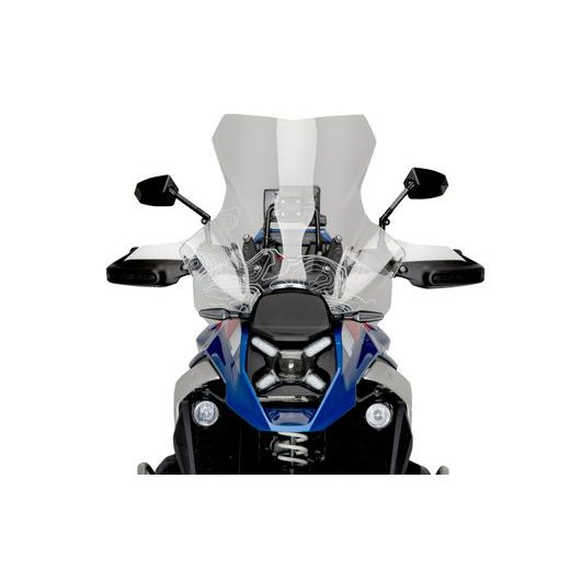 PLEXI ŠTÍT PUIG TOURING PLUS 21795S GRAPHIC - PLEXI ŠTÍTY - NA MOTORKU