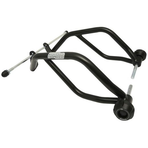 OCHRANNÉ RÁMY MOTORU RDMOTO CF109KD MATNÁ ČERNÁ - PADACÍ RÁMY - NA MOTORKU