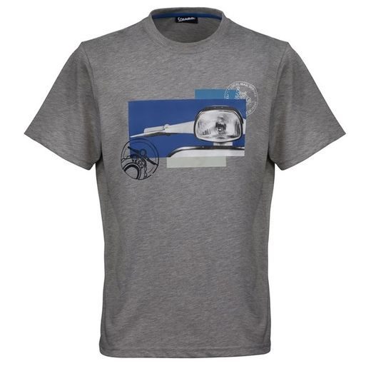 PÁNSKÉ TRIČKO VESPA HERITAGE - ŠEDÁ - TRIČKA - NA MOTORKÁŘE