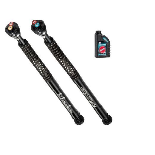 TLAKOVÁ CARTRIDGE BITUBO EBH NASTAVITELNÉ: PŘEDPĚTÍ PRUŽINY, ODSKOK, KOMPRESE (+1L OLEJE) L+10MM - NÁHRADNÍ DÍLY A TUNING - NA MOTORKU