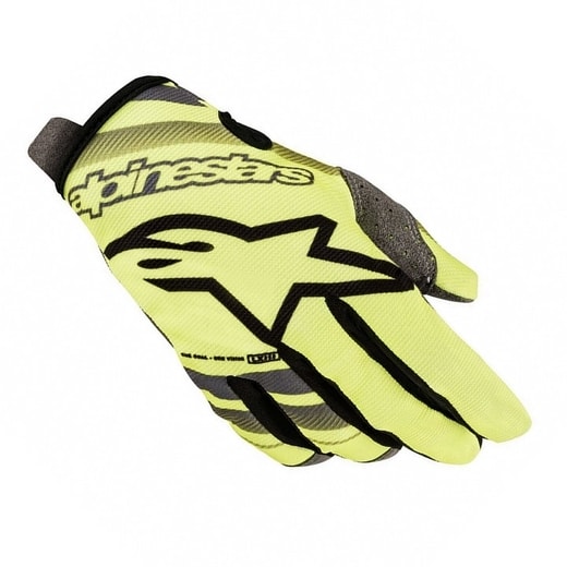 DĚTSKÉ MOTOKROSOVÉ RUKAVICE ALPINESTARS RADAR - ŽLUTÁ