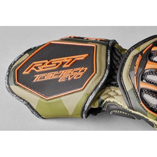 TRACTECH EVO 4 CE MENS GLOVE - CAMO/ORANGE - SPORTOVNÍ RUKAVICE - NA MOTORKÁŘE