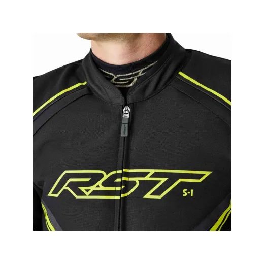 PÁNSKÁ TEXTILNÍ BUNDA - RST 103614 S1 D3O TEXTILE JACKET - ČERNÁ - TEXTILNÍ BUNDY - NA MOTORKÁŘE