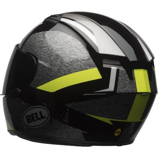 HELMA BELL QUALIFIER DLX MIPS ACCELERATOR HI-VIZ - SE SLUNEČNÍ CLONOU - NA MOTORKÁŘE