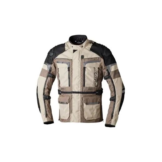 PÁNSKÁ TEXTILNÍ BUNDA PRO SERIES ADVENTURE-X CE 2409 - PÍSKOVÁ/HNĚDÁ - TEXTILNÍ BUNDY - NA MOTORKÁŘE