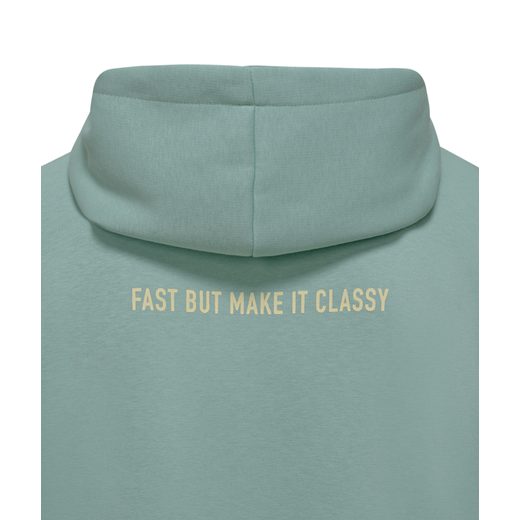 VESPA MIKINA S KAPUCÍ JERSEY - MENTOLOVÁ - MIKINY - NA MOTORKÁŘE