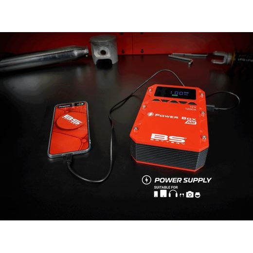 ZÁLOŽNÍ ZDROJ BS-BATTERY POWER BOX AIR PB02 - BOOSTERY BATERIÍ A KOMPRESORY - NA MOTORKU