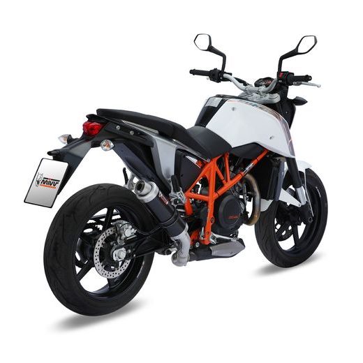 KONCOVKA VÝFUKU MIVV GP KT.010.LXB ČERNÁ OCEL - KONCOVKY VÝFUKU - NA MOTORKU