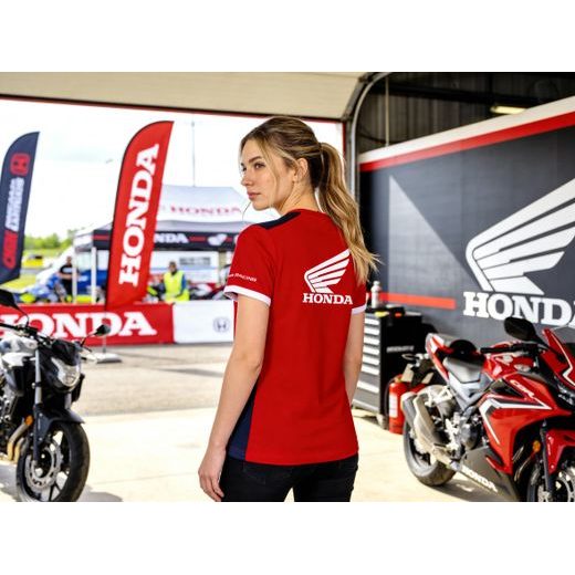 HONDA TEE-SHIRT RACING WOMAN - TRIČKA - NA MOTORKÁŘE