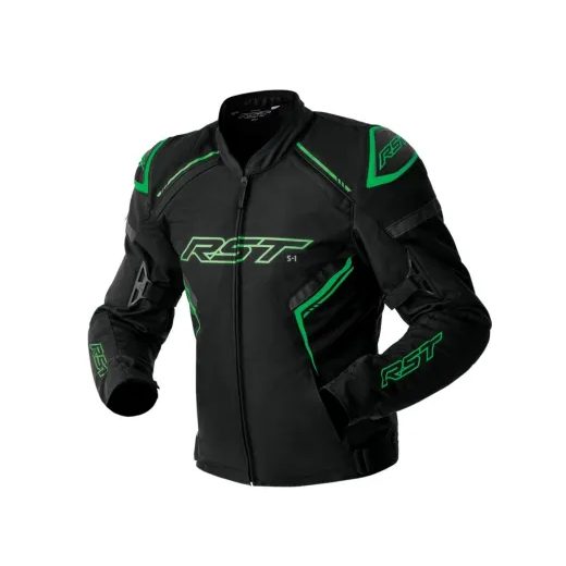 PÁNSKÁ TEXTILNÍ BUNDA - RST 103614 S1 D3O TEXTILE JACKET - ZELENÁ - TEXTILNÍ BUNDY - NA MOTORKÁŘE