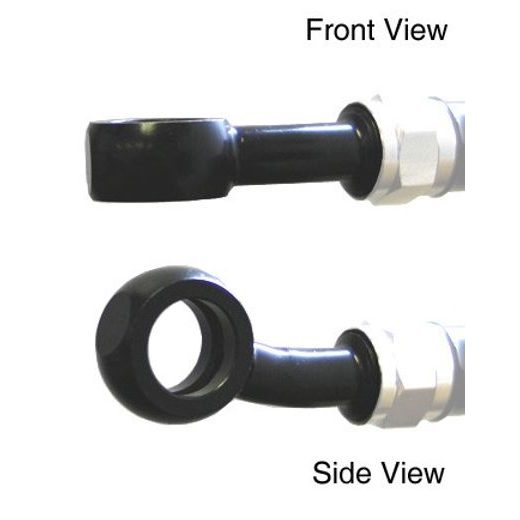 BANJO VENHILL POWERHOSEPLUS 3/60085/BLACK 20° STRANOVÉ ZAHNUTÍ ČERNÝ - LANKA A HADICE - NA MOTORKU