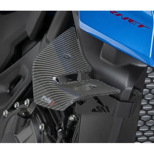 SPOILERY PUIG D12 22426C KARBONOVÝ VZHLED - PLEXI ŠTÍTY - NA MOTORKU