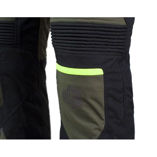 PÁNSKÁ TEXTILNÍ KALHOTY MEMPHIS - ZELENÁ - TEXTILNÍ KALHOTY - NA MOTORKÁŘE