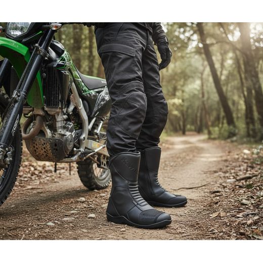 PÁNSKÉ ENDURO BOTY KAWASAKI NEUSS - ČERNÁ - ENDURO BOTY - NA MOTORKÁŘE