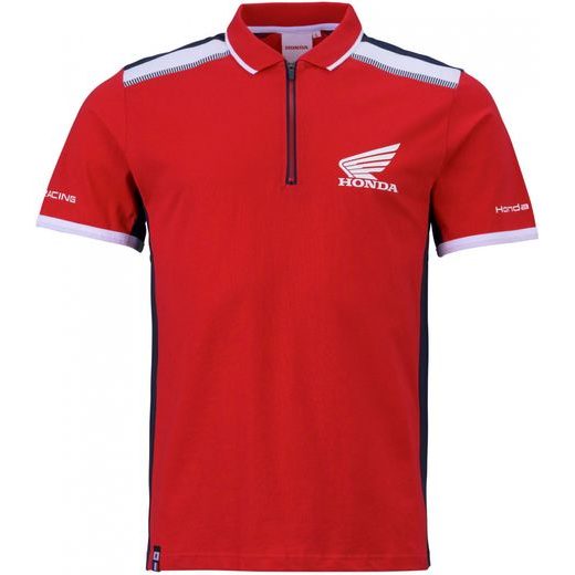 HONDA POLO RACING RED - TRIČKA - NA MOTORKÁŘE