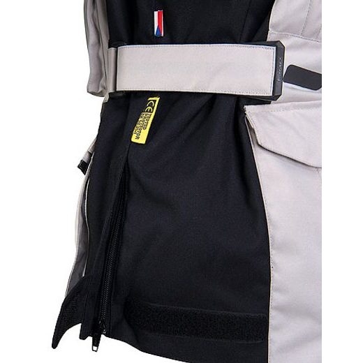 CESTOVNÍ TEXTILNÍ TŘÍVRSTVÁ BUNDA MBW ARON - BÉŽOVÁ - TEXTILNÍ BUNDY - NA MOTORKÁŘE