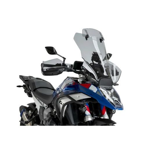PLEXI ŠTÍT PUIG TOURING PLUS WITH VISOR 22288H KOUŘOVÁ - PLEXI ŠTÍTY - NA MOTORKU