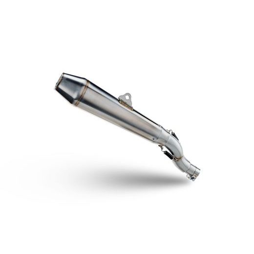 DVOJITÁ KONCOVKA VÝFUKU SLIP-ON GPR VINTACONE GU.55.VIC BROUŠENÁ NEREZOVÁ OCEL - DVOJITÉ KONCOVKY VÝFUKU - NA MOTORKU