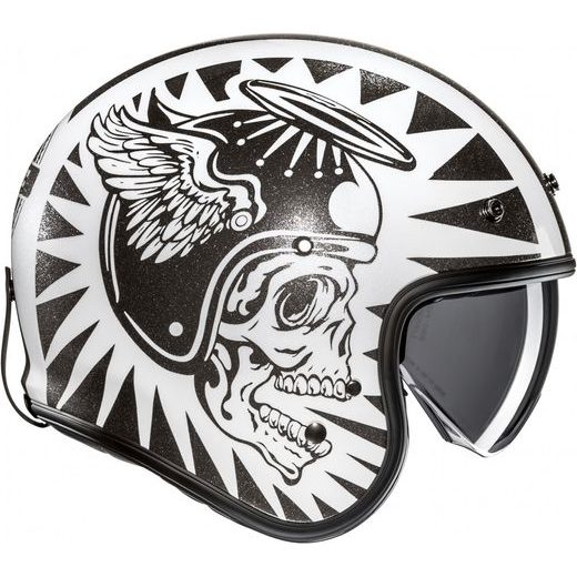HJC PŘILBA V31 FLAME MC5 - OTEVŘENÉ HELMY - NA MOTORKÁŘE